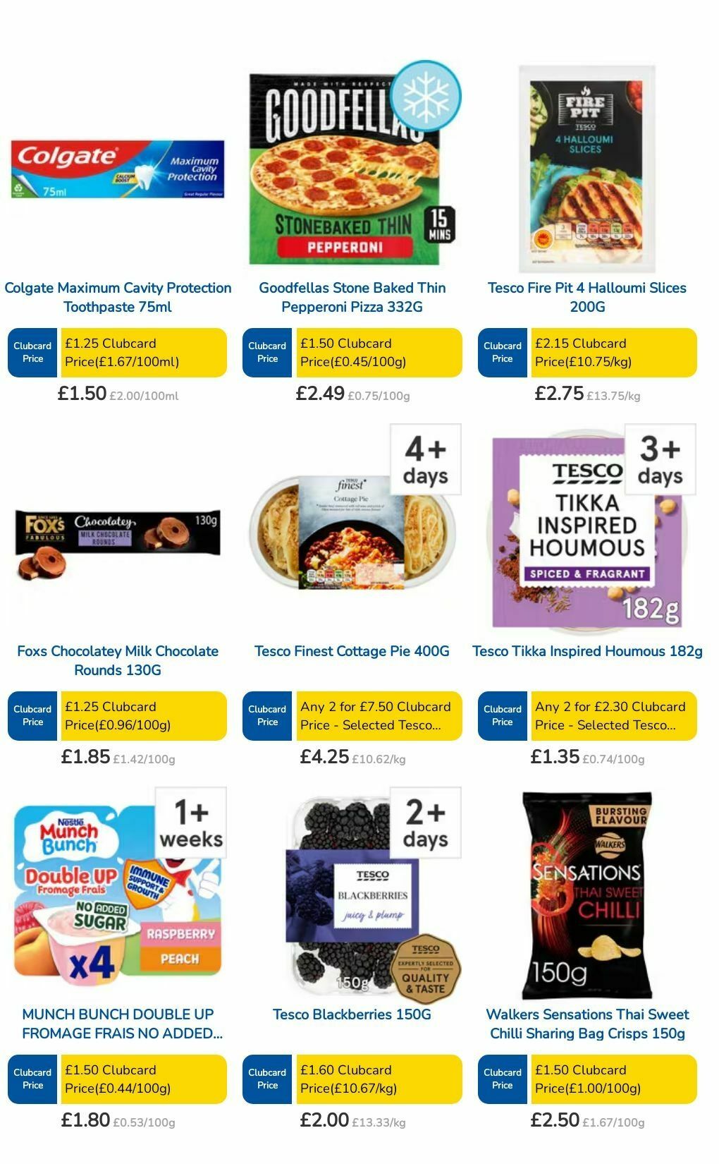 TESCO Offers from 18 July