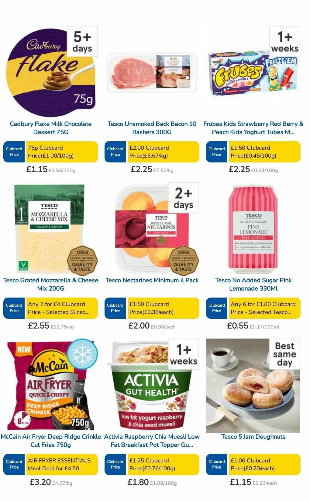 TESCO Offers from 18 July