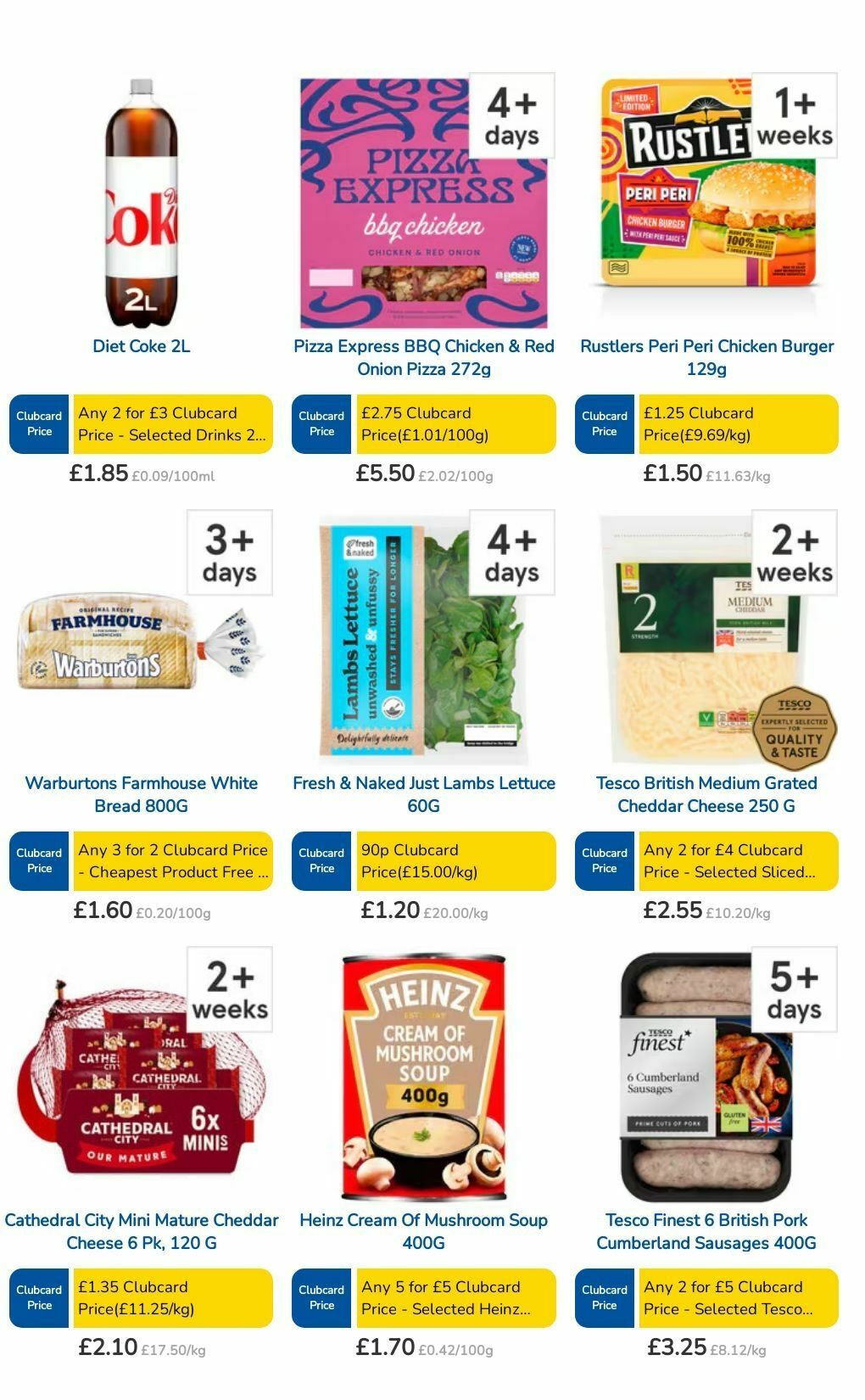 TESCO Offers from 18 July