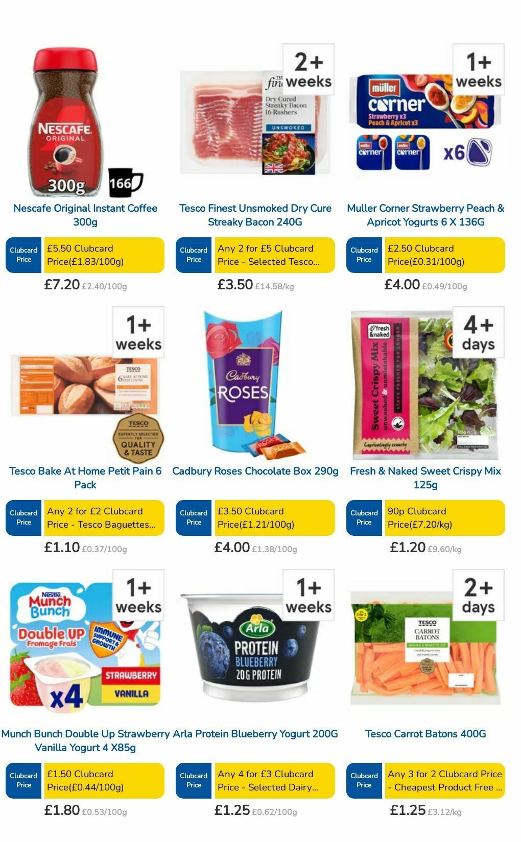 TESCO Offers from 18 July