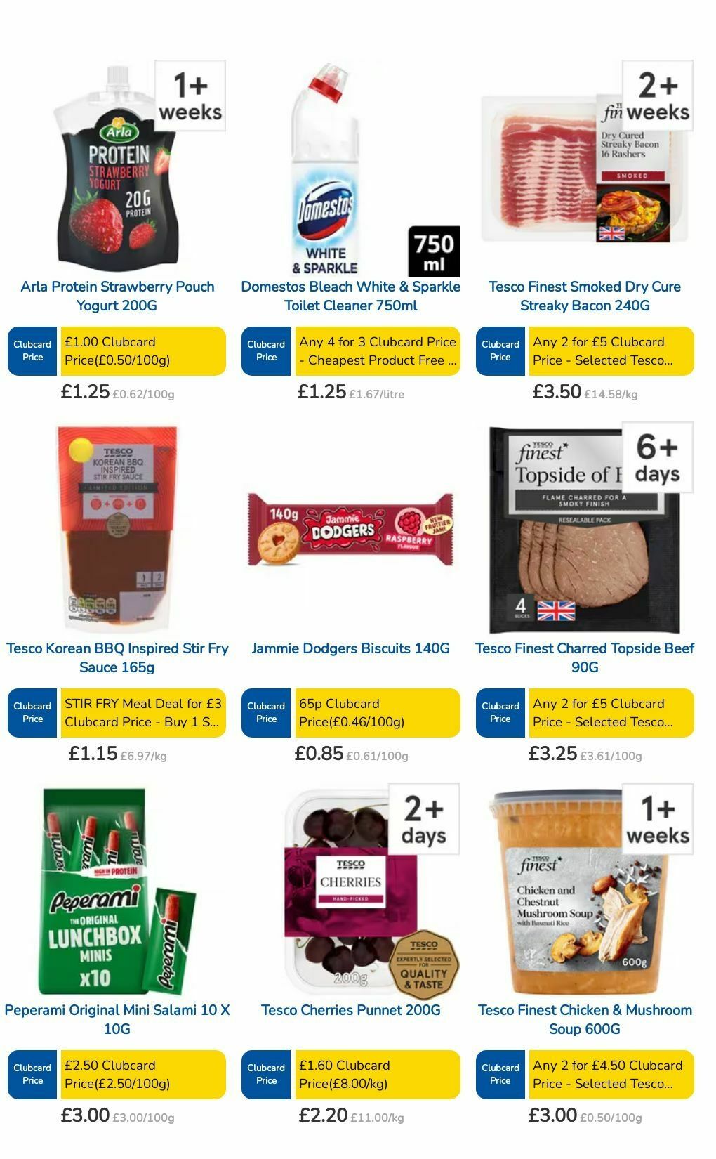 TESCO Offers from 18 July