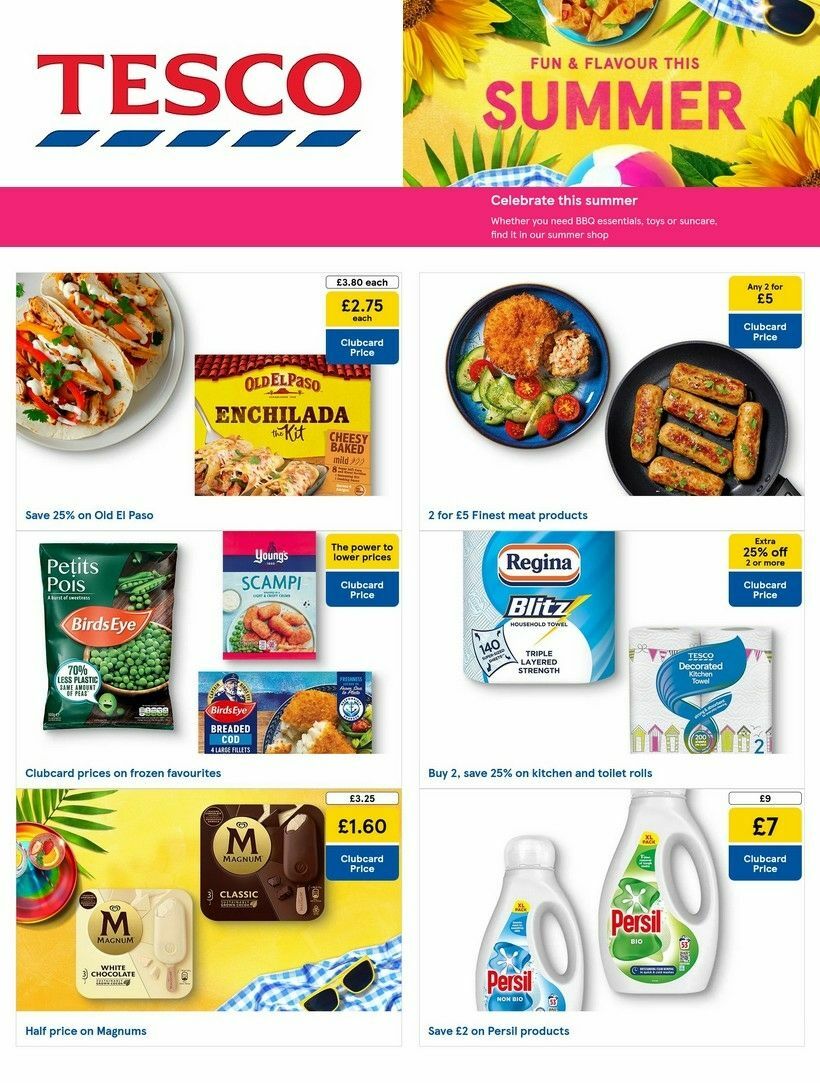 TESCO Offers from 25 July