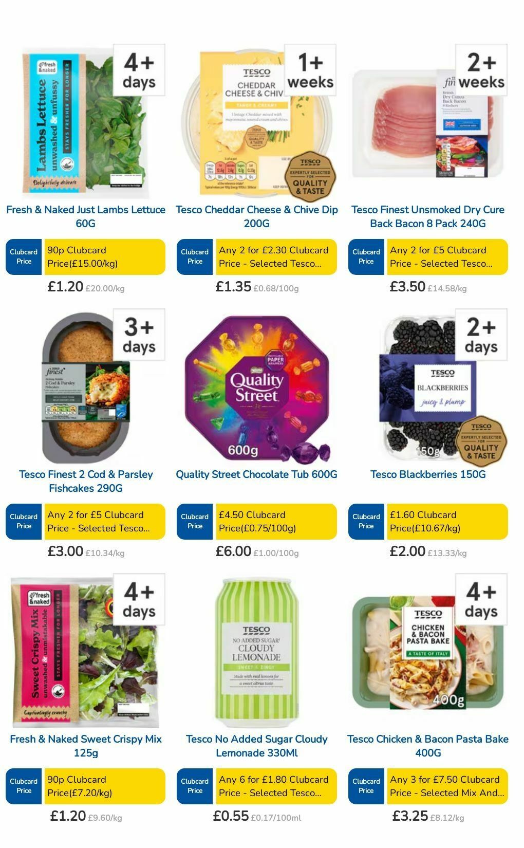 TESCO Offers from 25 July