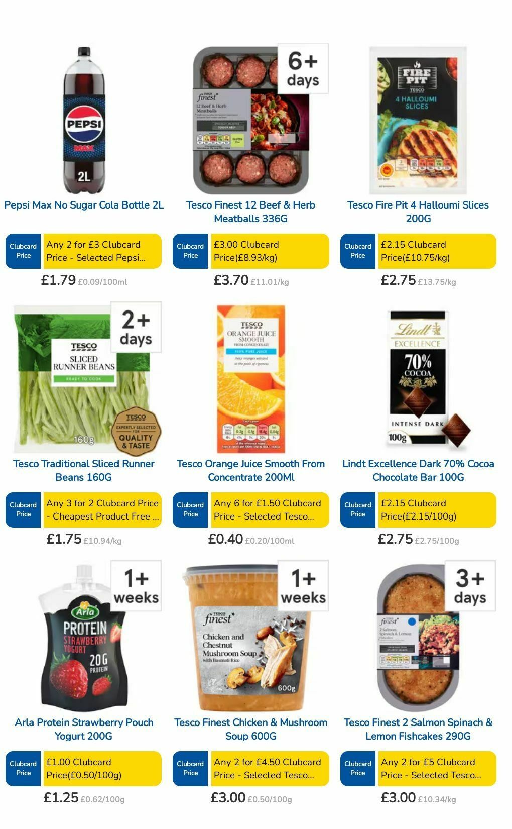 TESCO Offers from 25 July