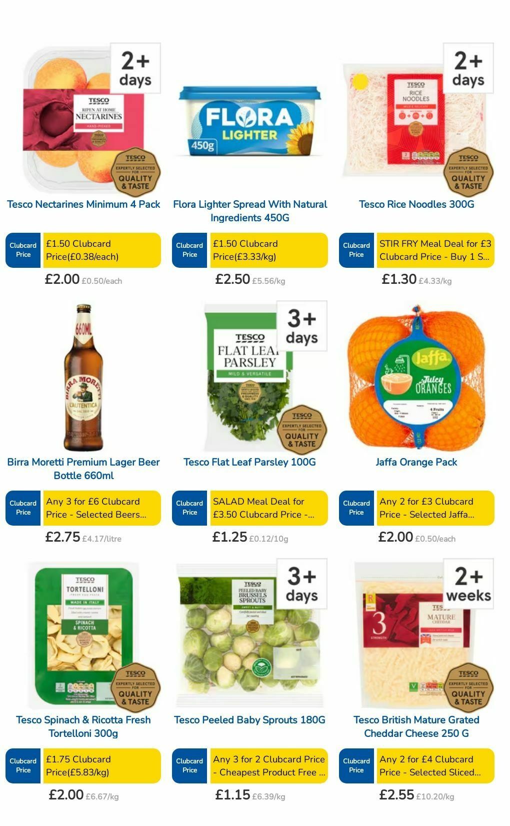 TESCO Offers from 25 July