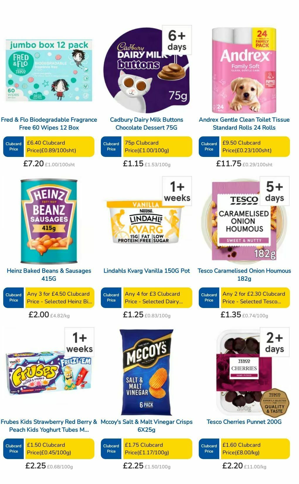 TESCO Offers from 25 July