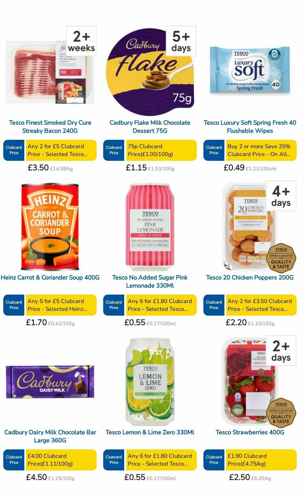 TESCO Offers from 25 July