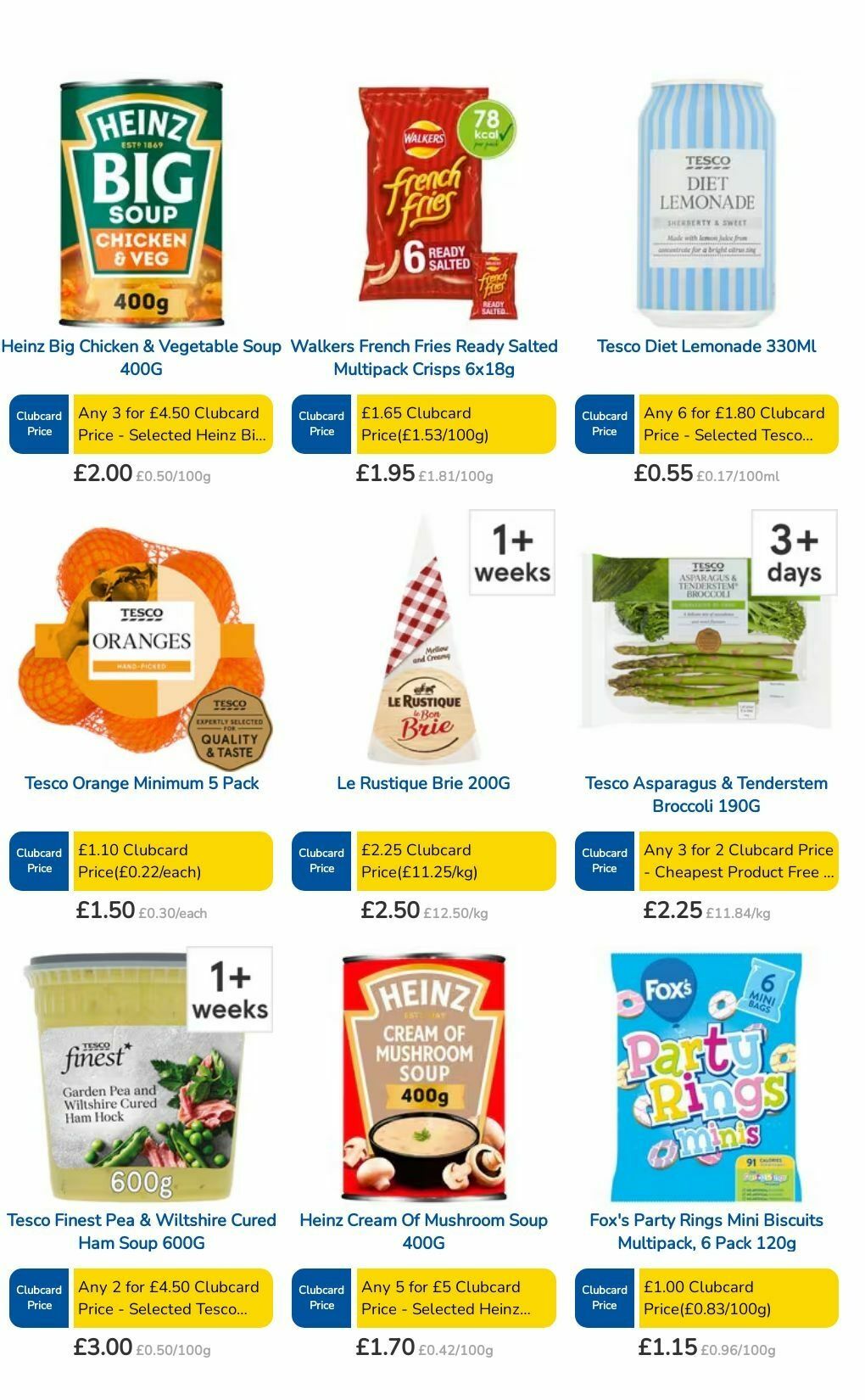 TESCO Offers from 25 July