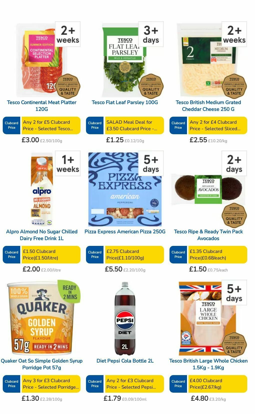 TESCO Offers from 25 July