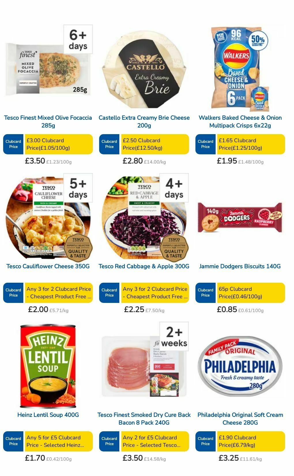 TESCO Offers from 1 August