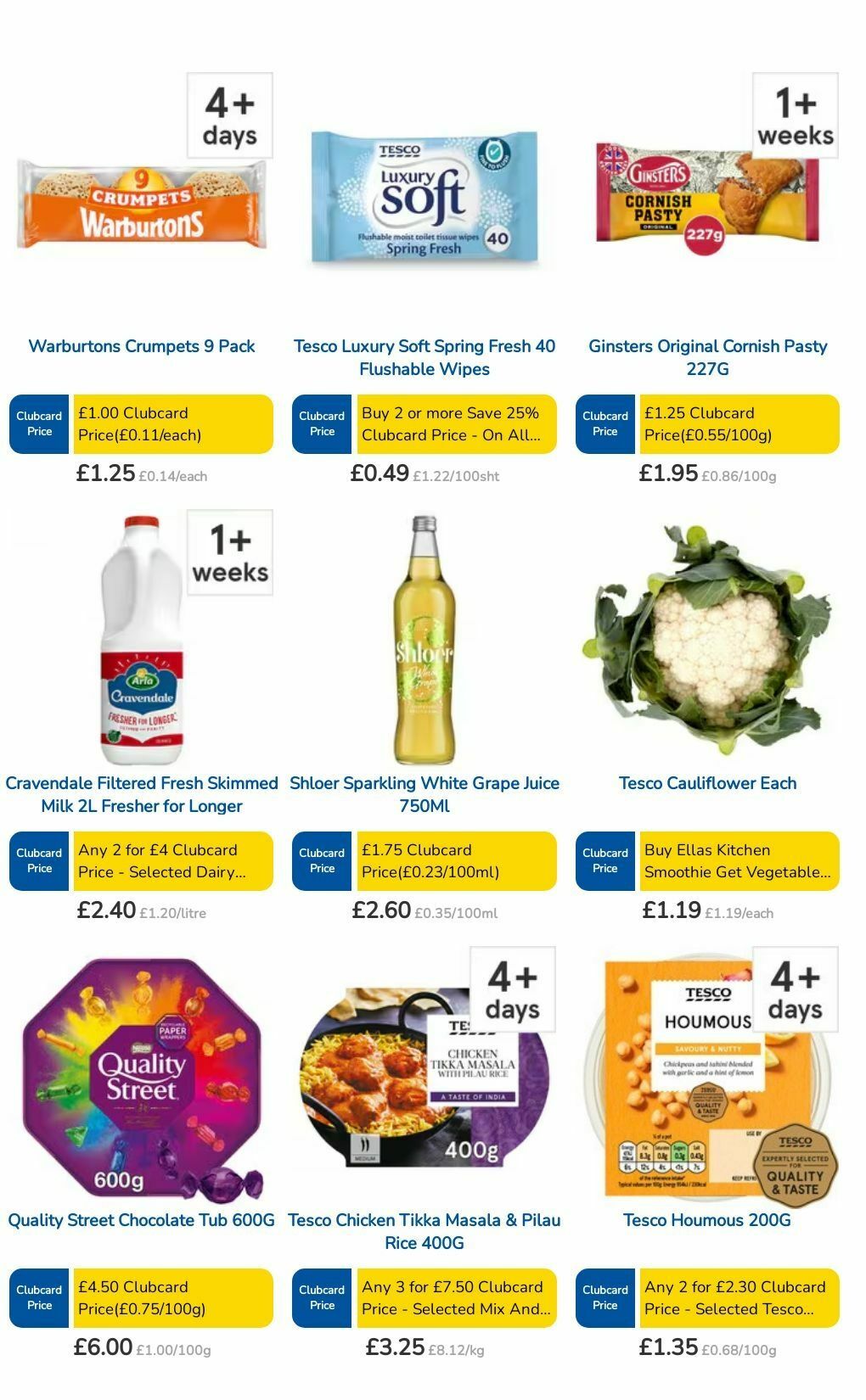 TESCO Offers from 1 August