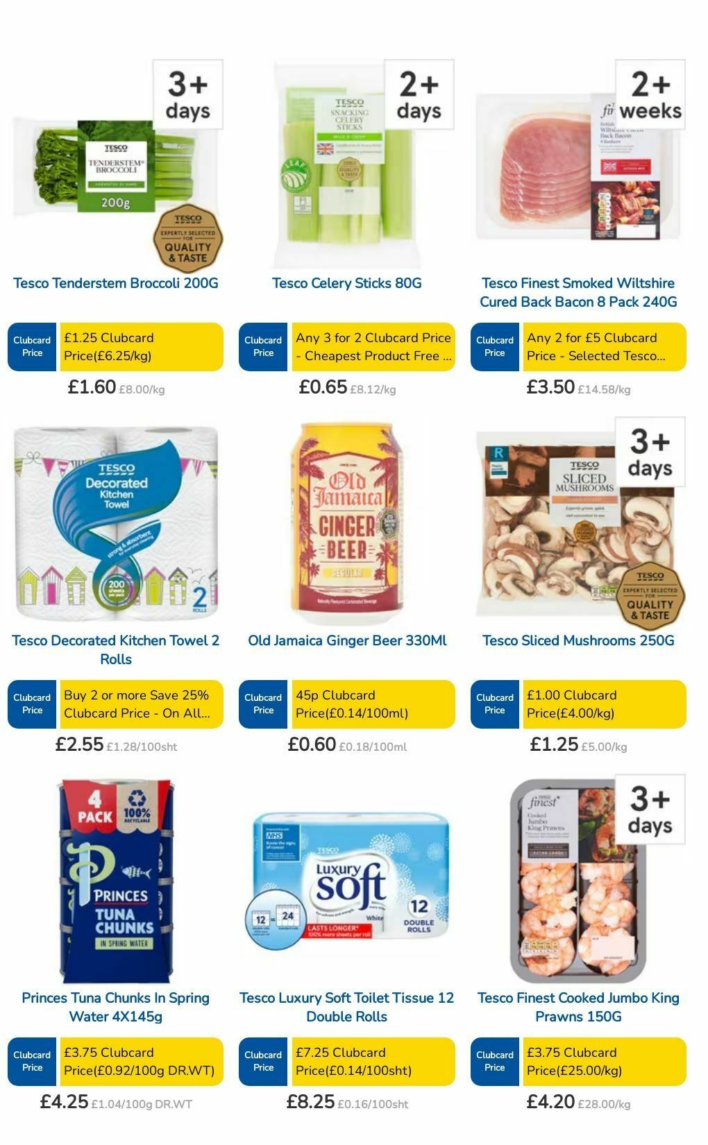 TESCO Offers from 1 August