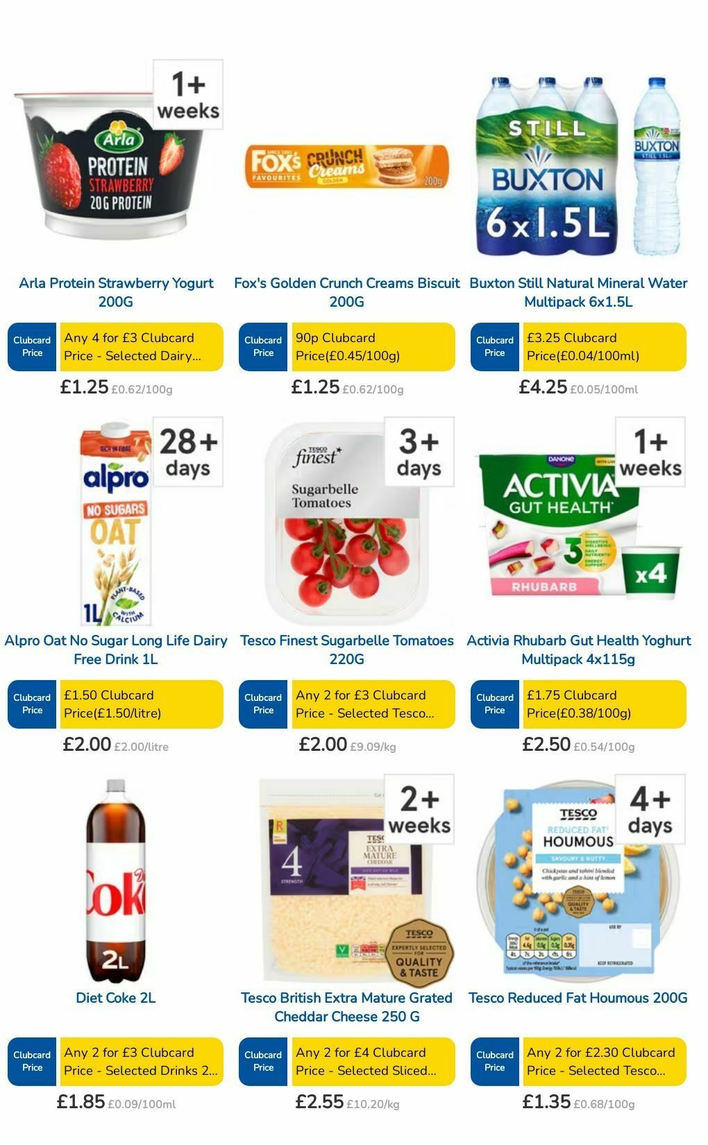 TESCO Offers from 1 August