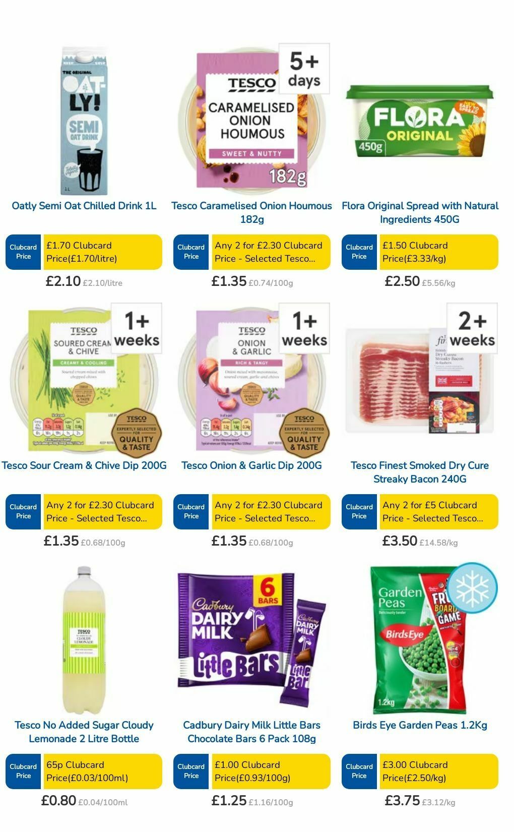 TESCO Offers from 1 August