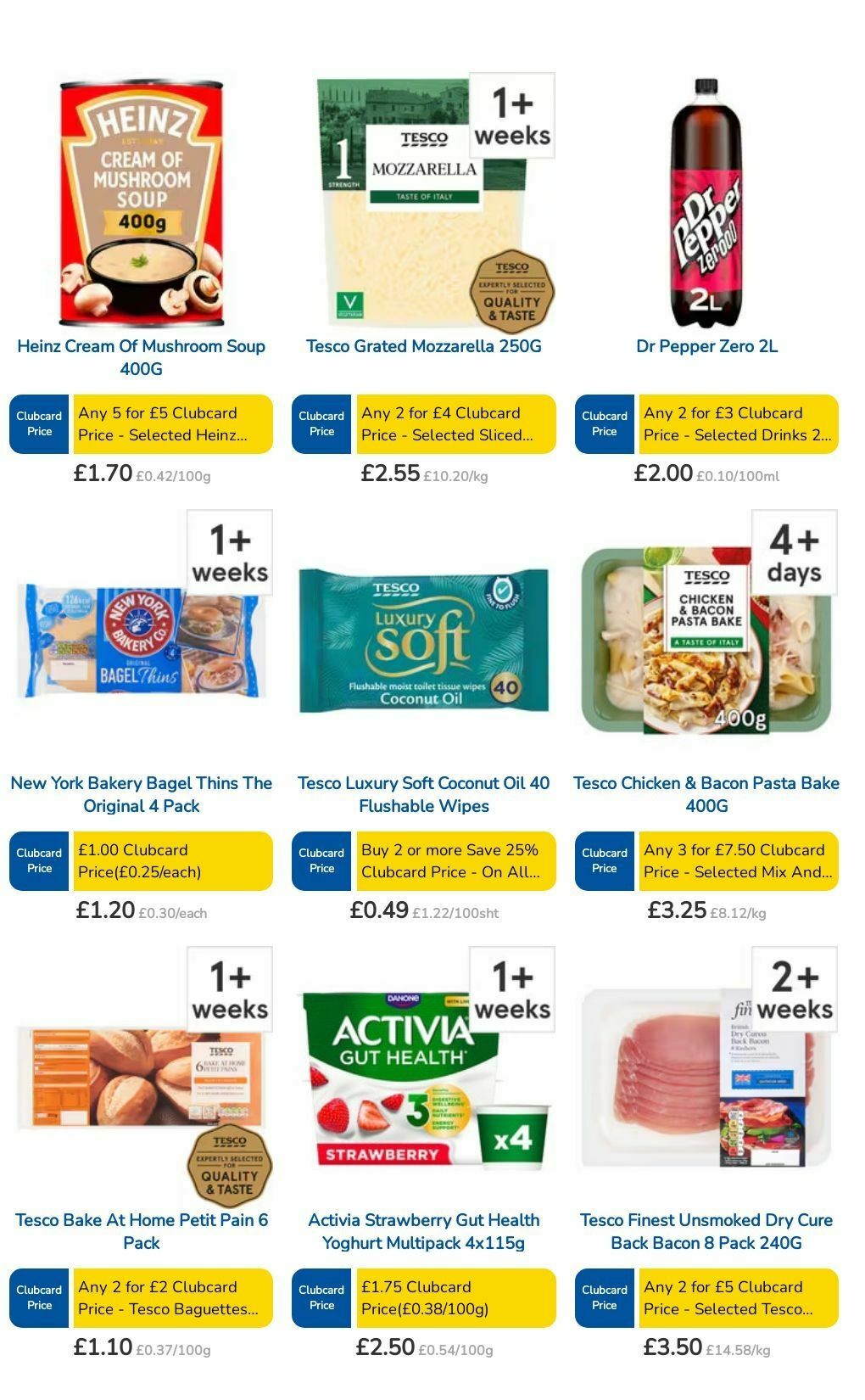 TESCO Offers from 1 August