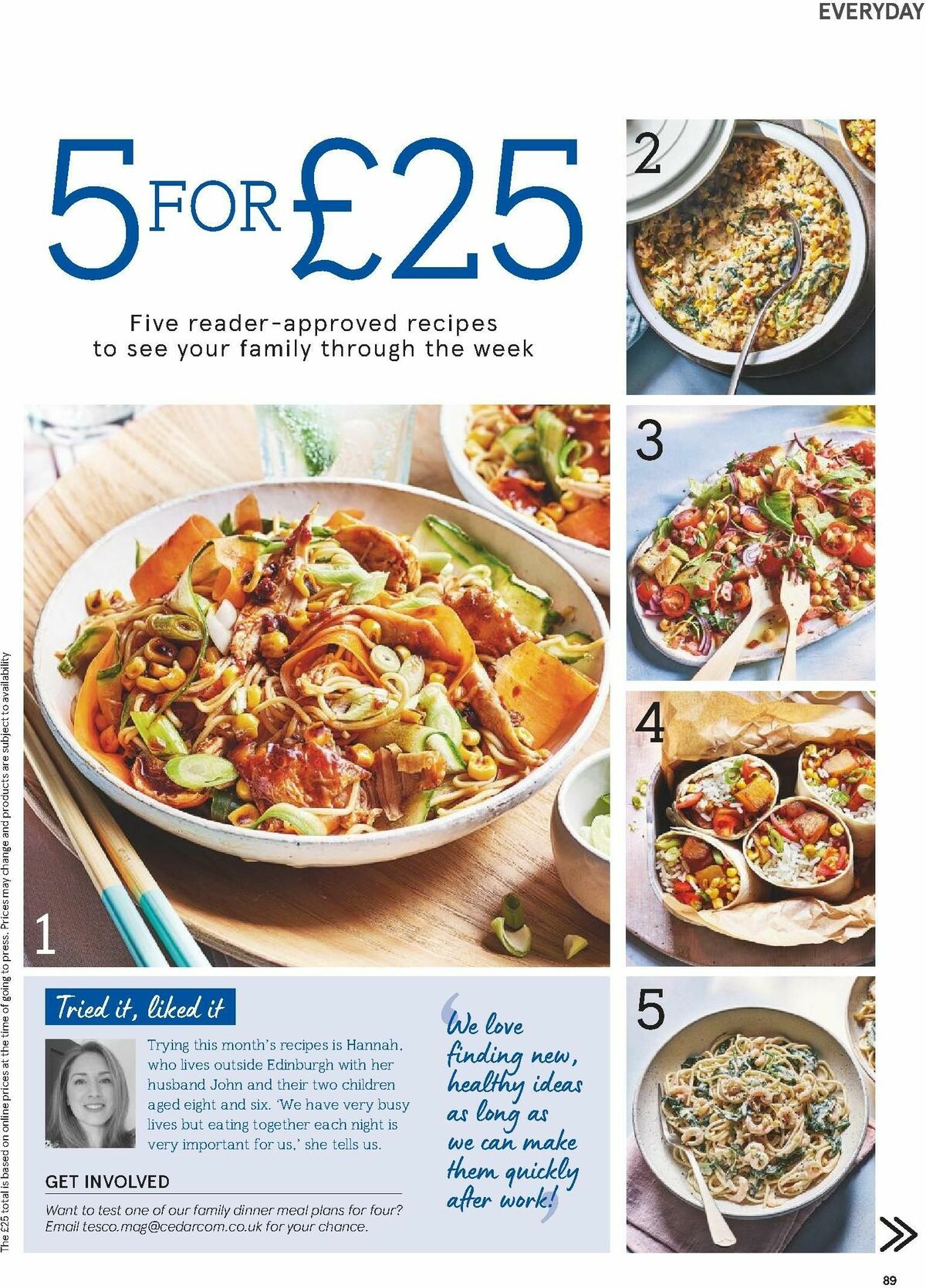 TESCO Magazine July/August Offers from 1 July