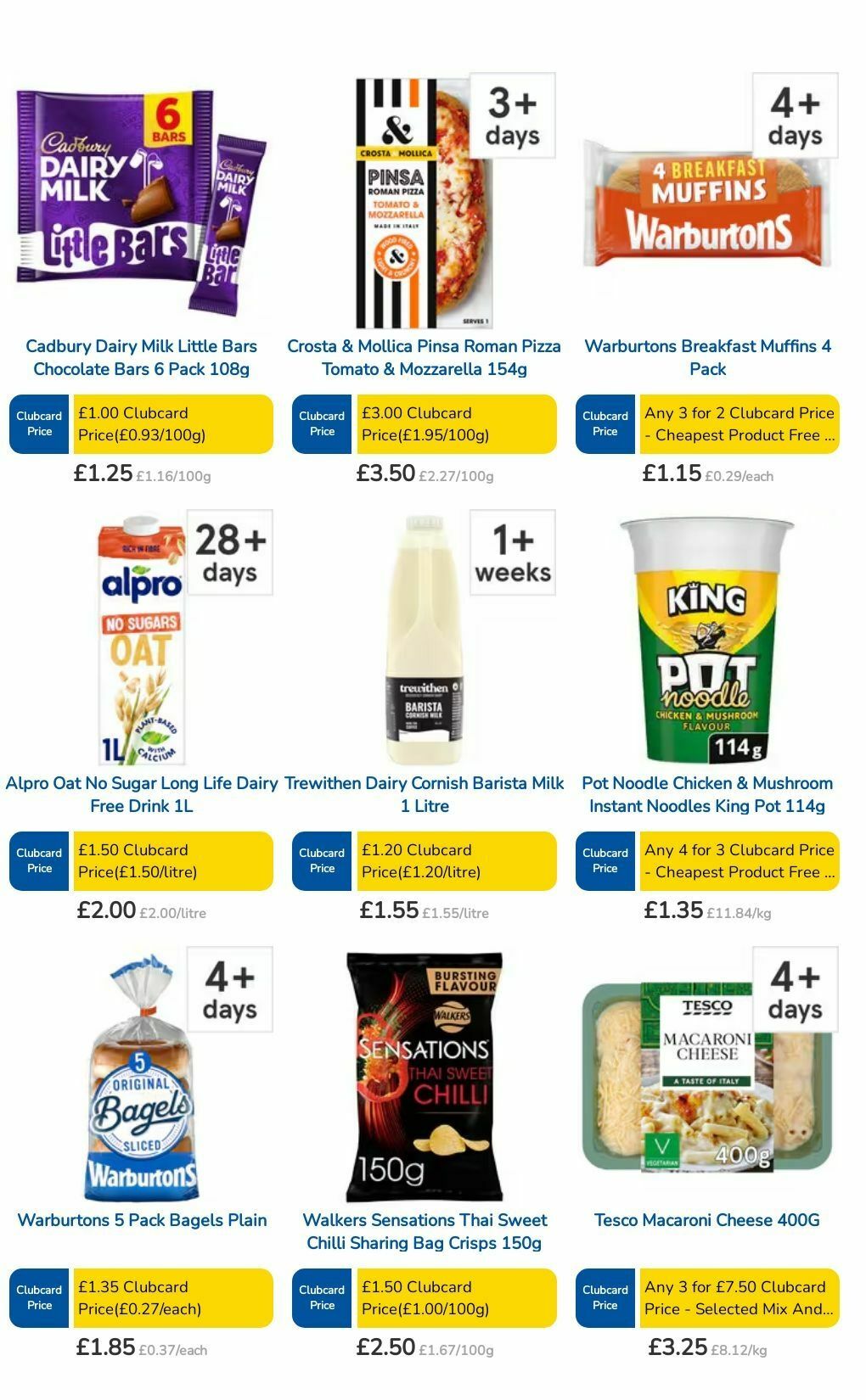 TESCO Offers from 8 August