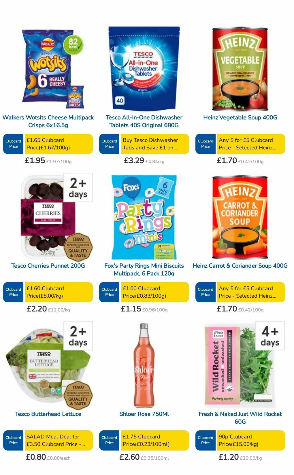 TESCO Offers from 8 August