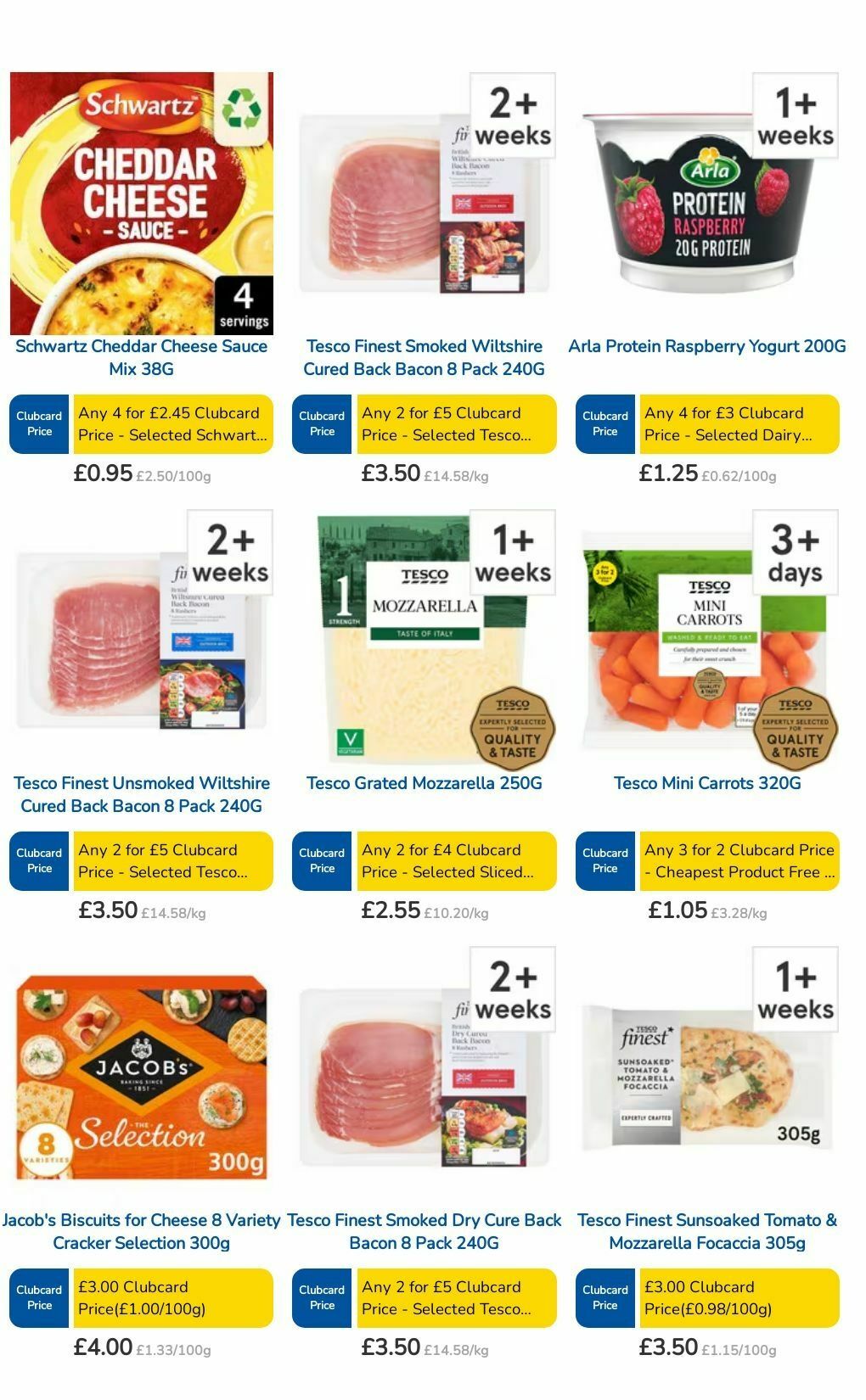 TESCO Offers from 8 August