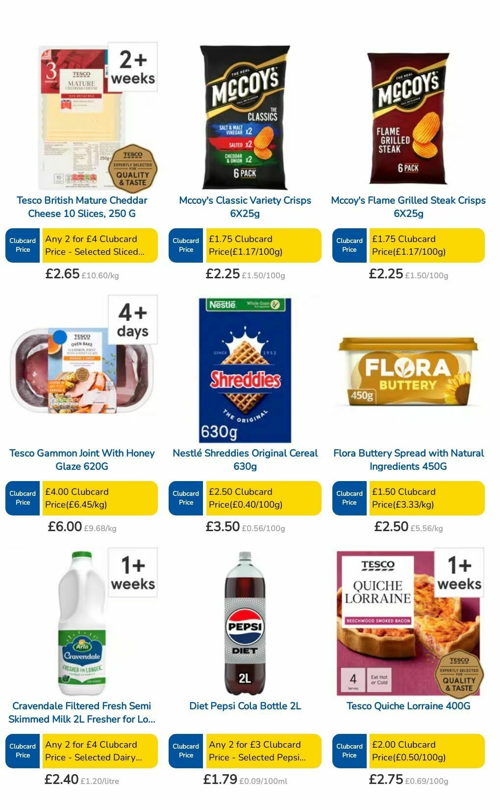 TESCO Offers from 8 August