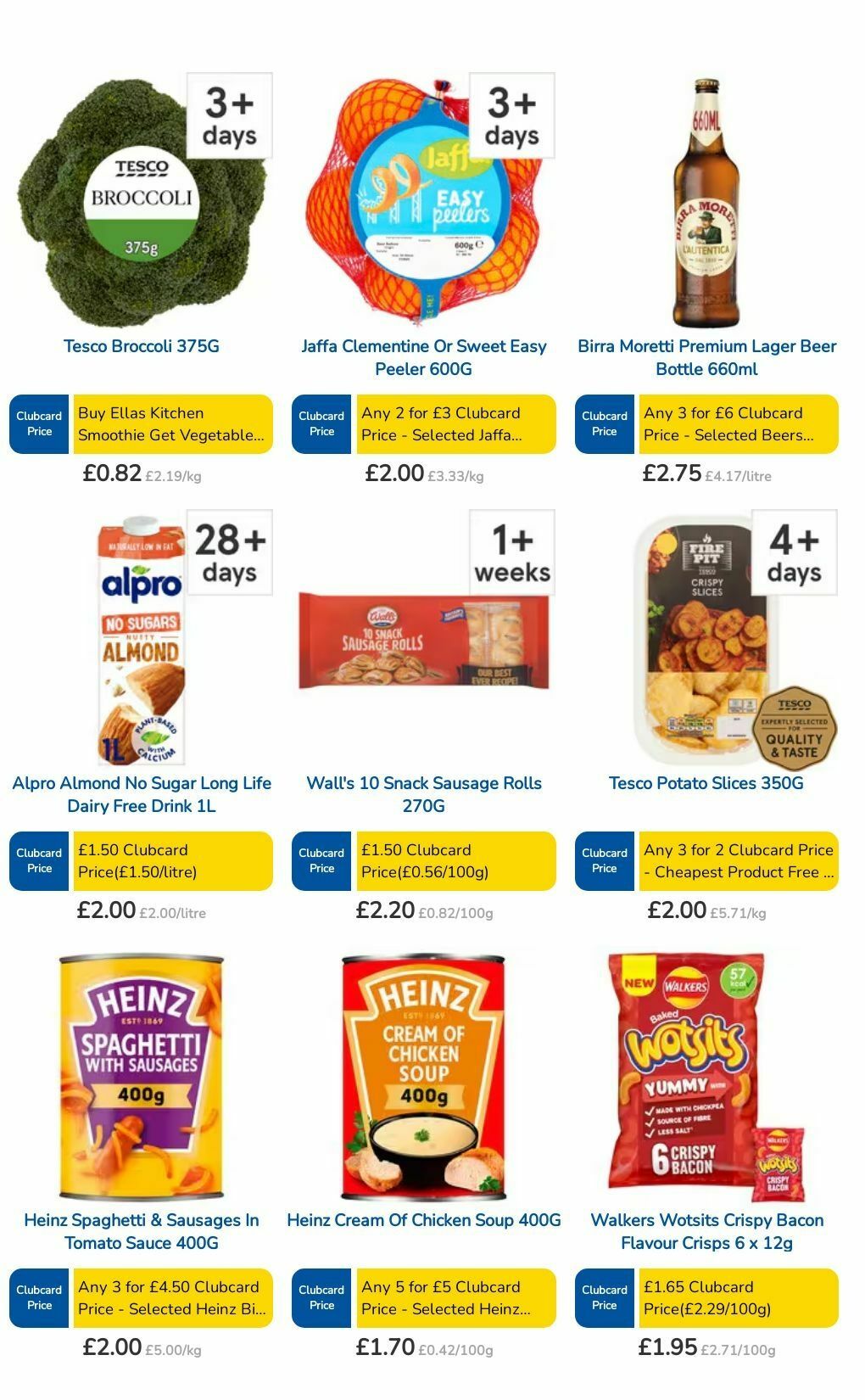 TESCO Offers from 8 August