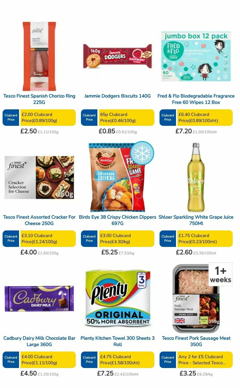 TESCO Offers from 8 August