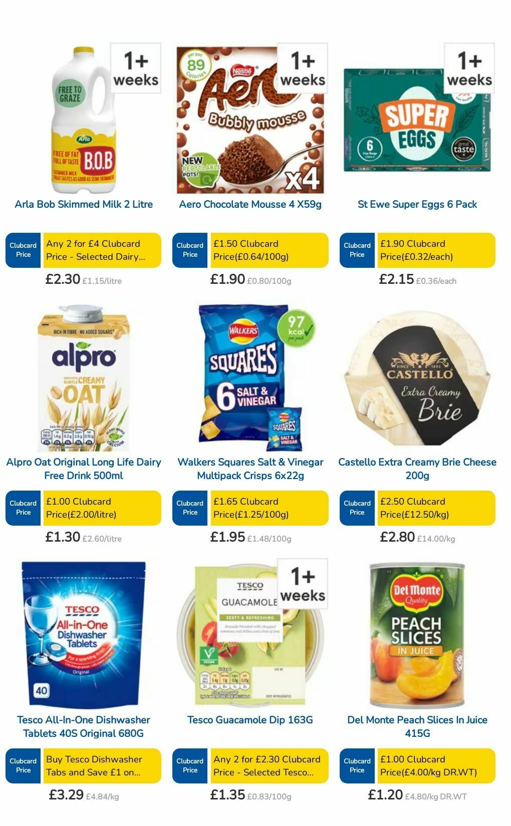 TESCO Offers from 8 August