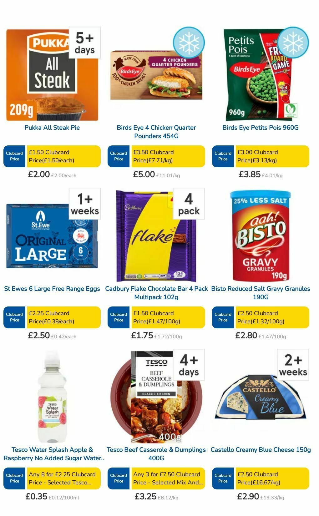 TESCO Offers from 15 August