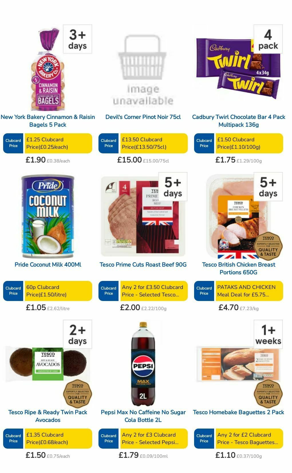 TESCO Offers from 15 August