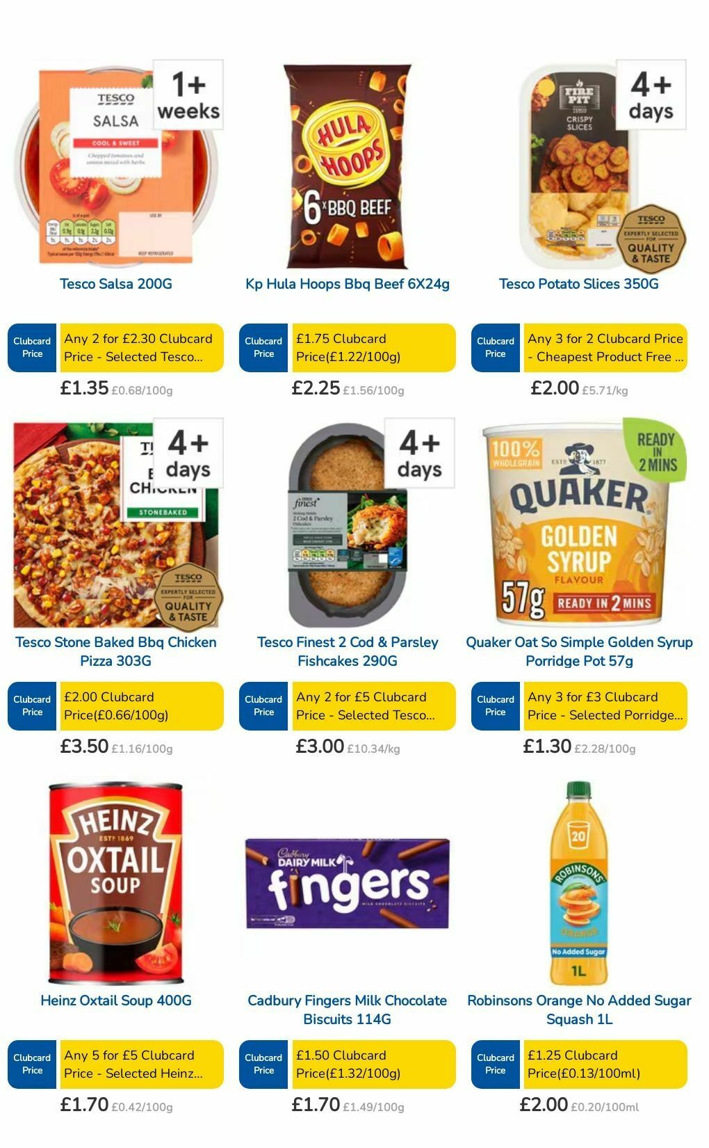 TESCO Offers from 15 August