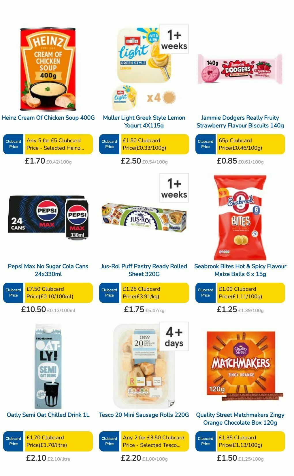 TESCO Offers from 15 August