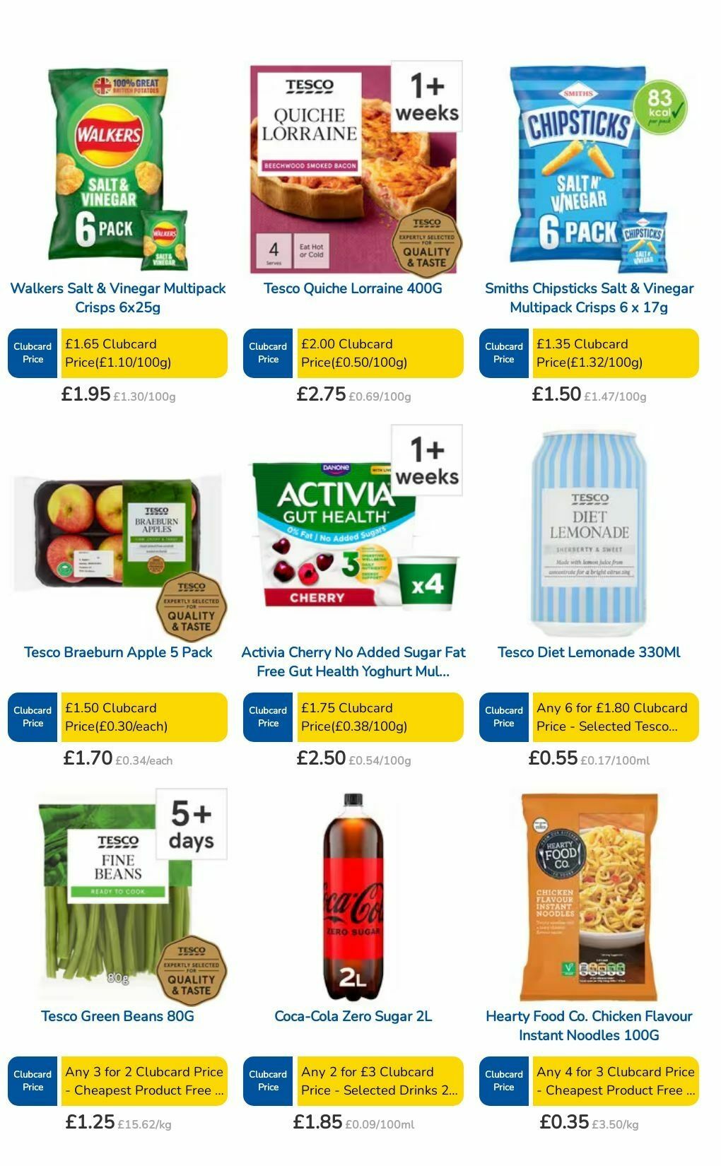 TESCO Offers from 15 August