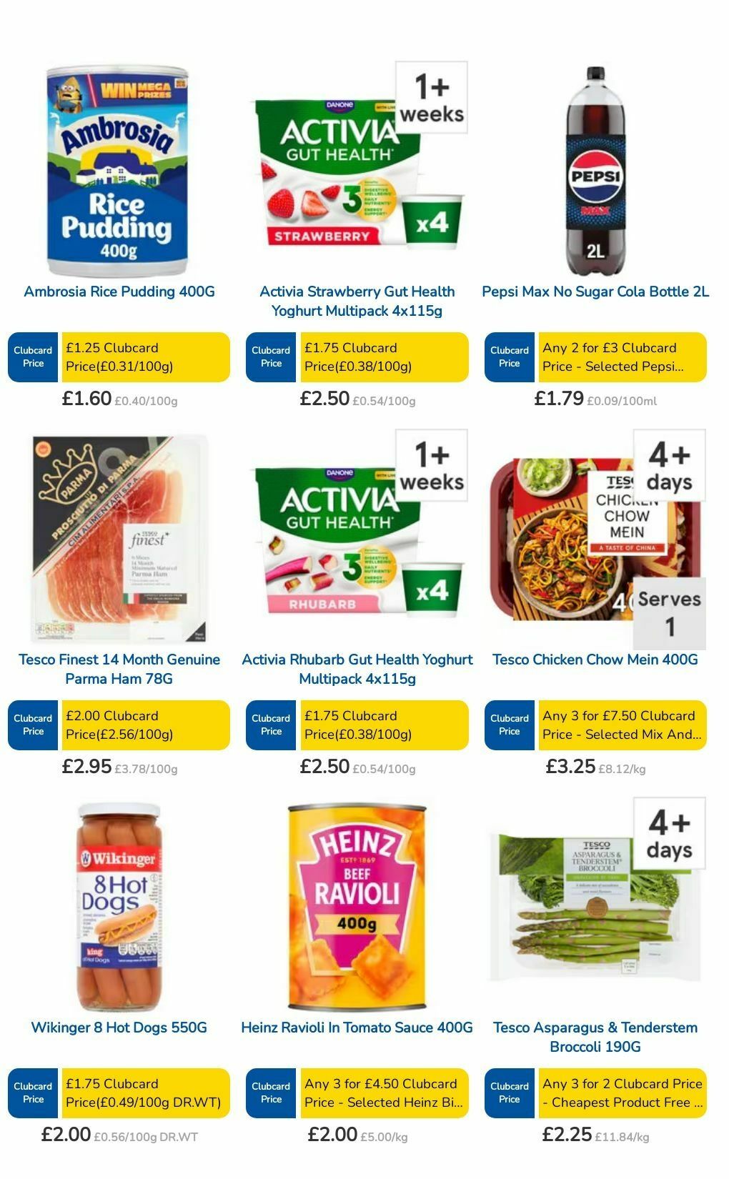 TESCO Offers from 15 August