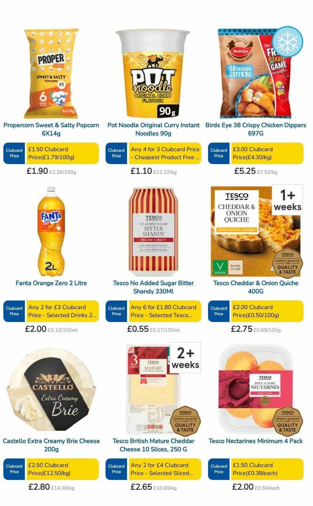 TESCO Offers from 15 August