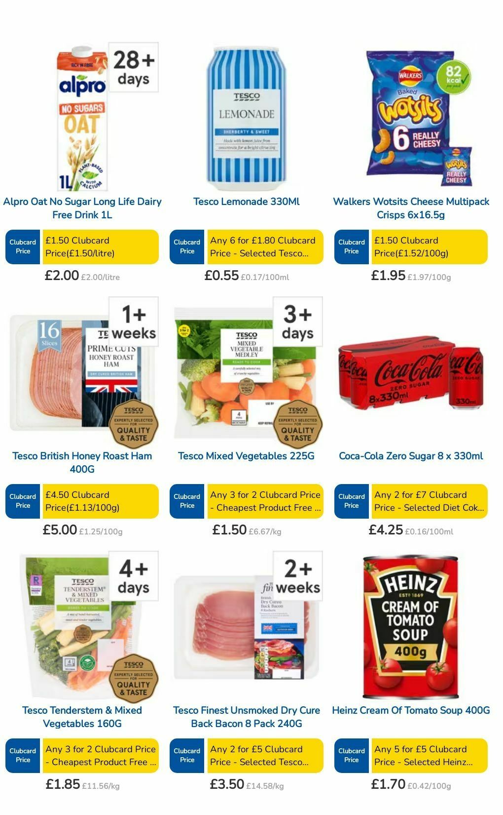 TESCO Offers from 15 August