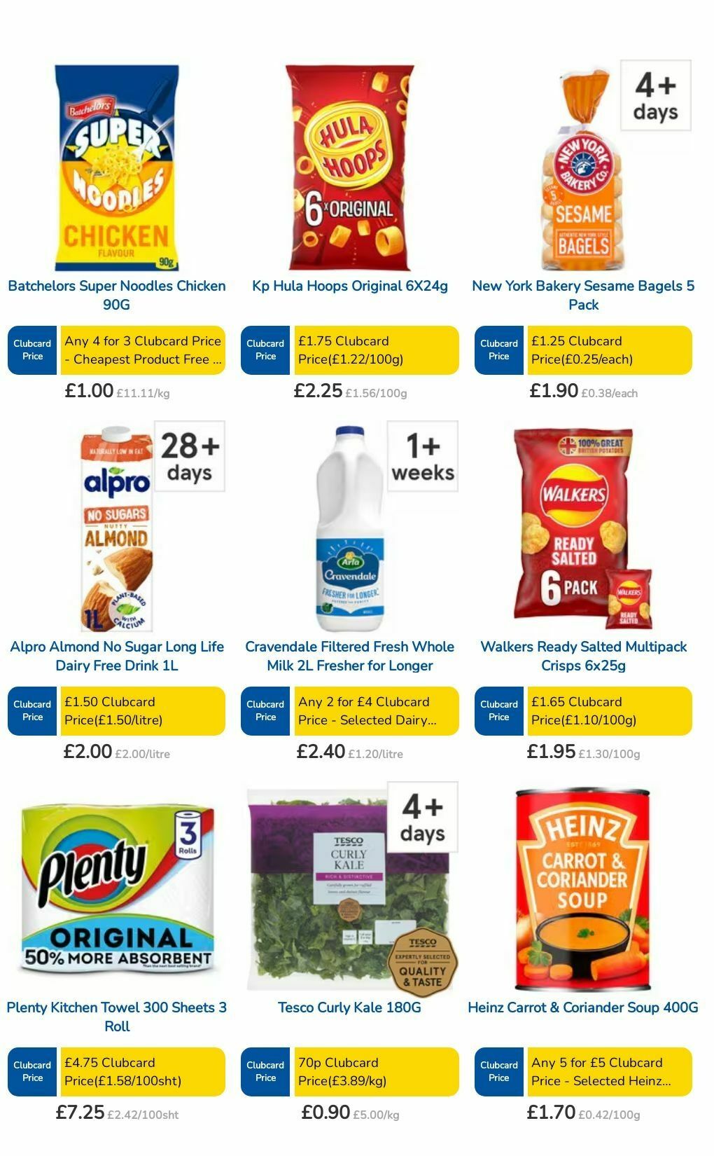 TESCO Offers from 15 August