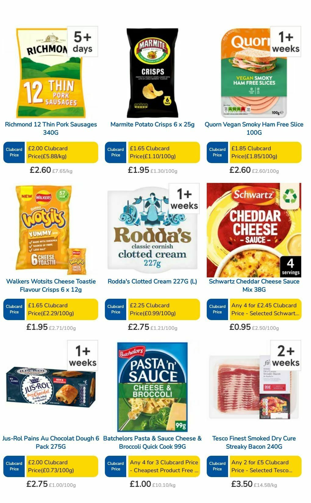 TESCO Offers from 15 August