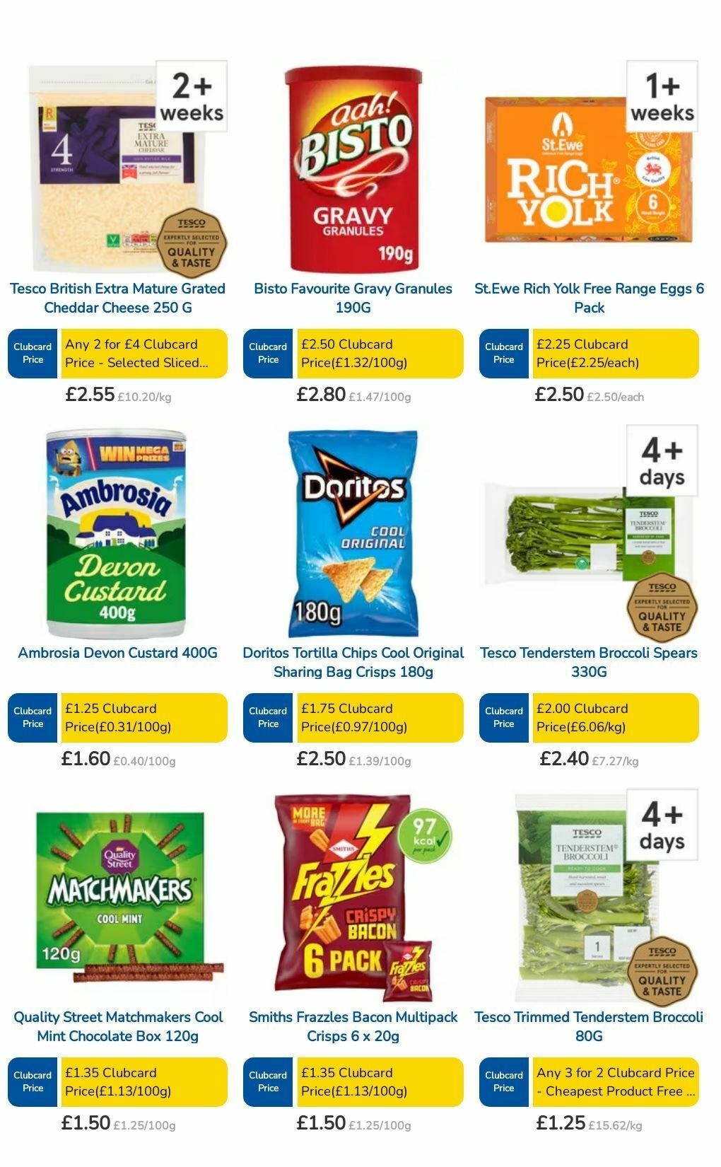 TESCO Offers from 15 August