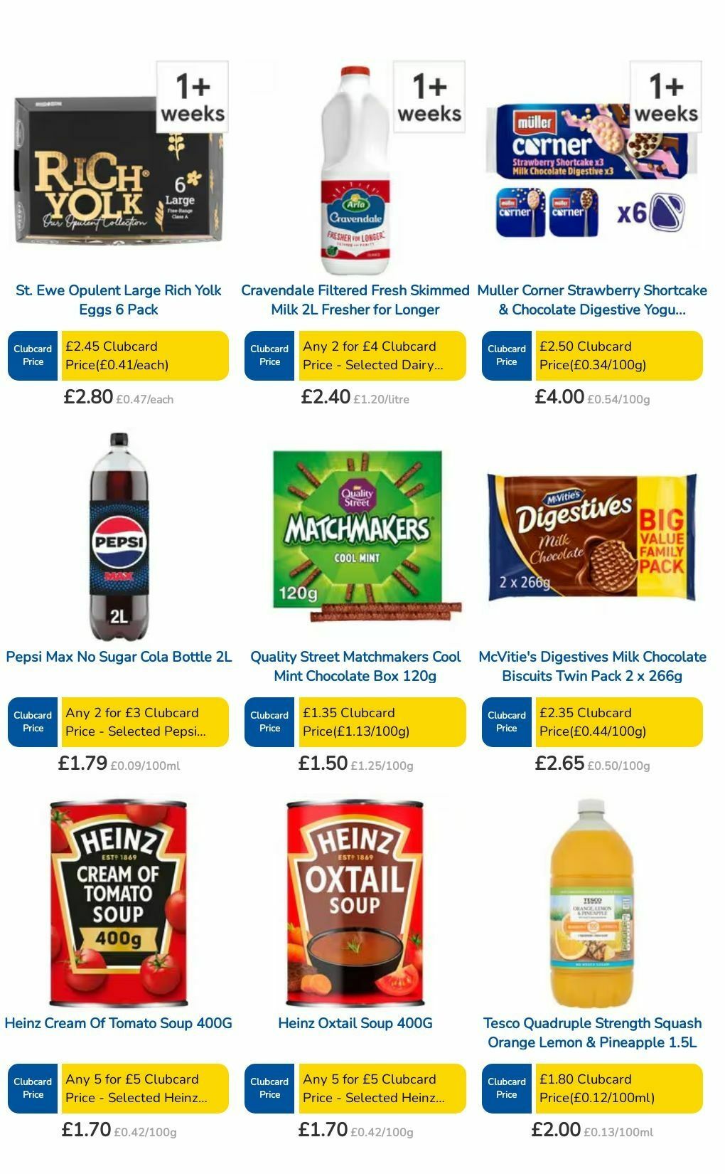 TESCO Offers from 22 August