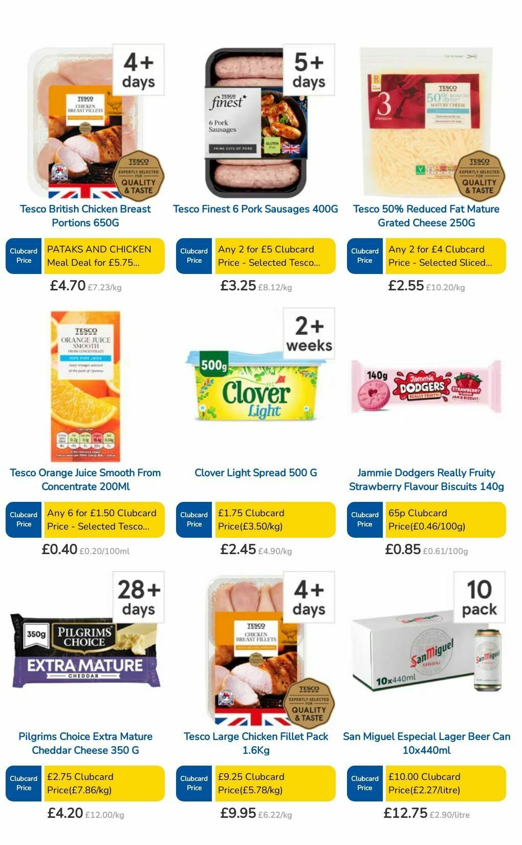 TESCO Offers from 22 August