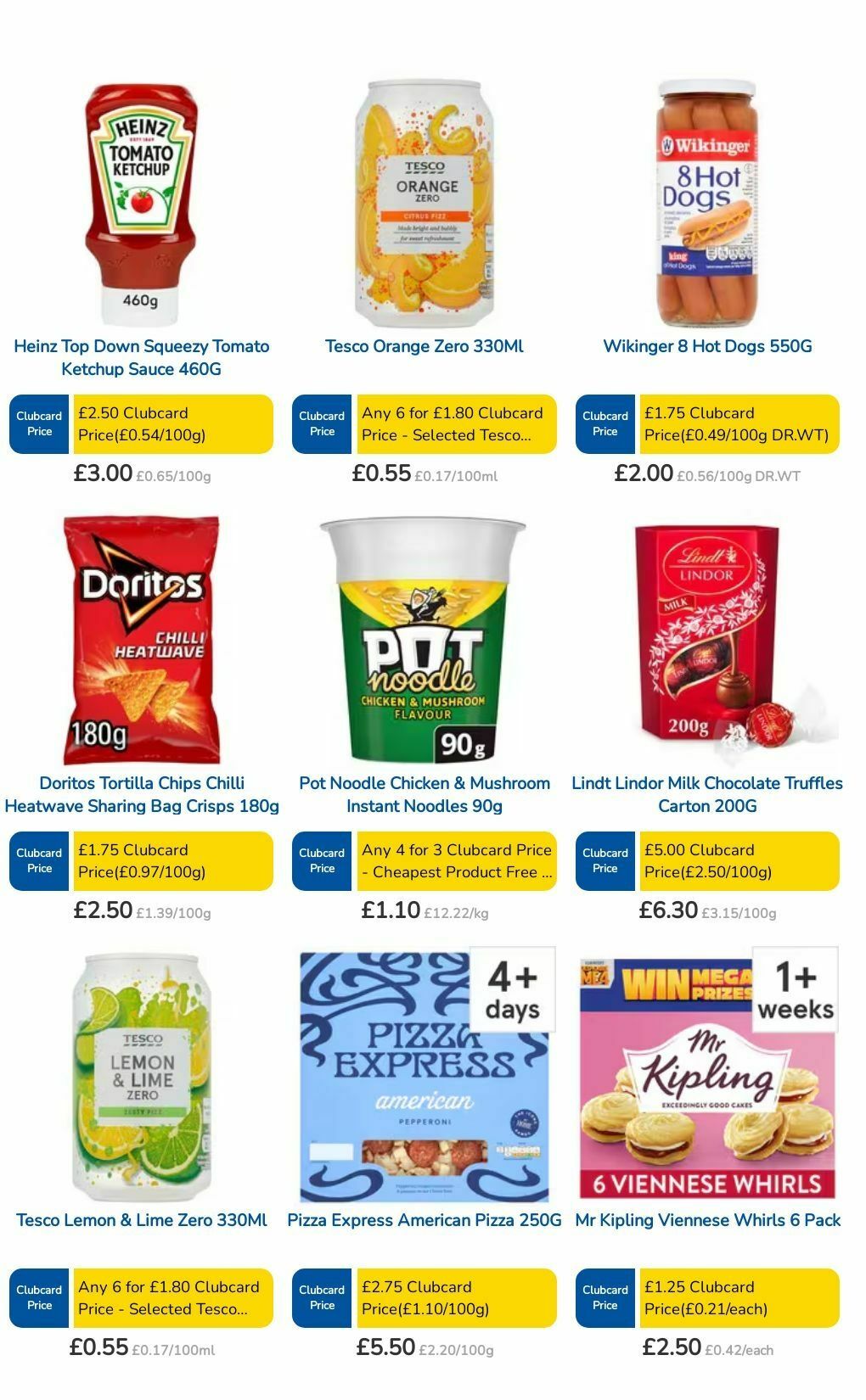 TESCO Offers from 22 August