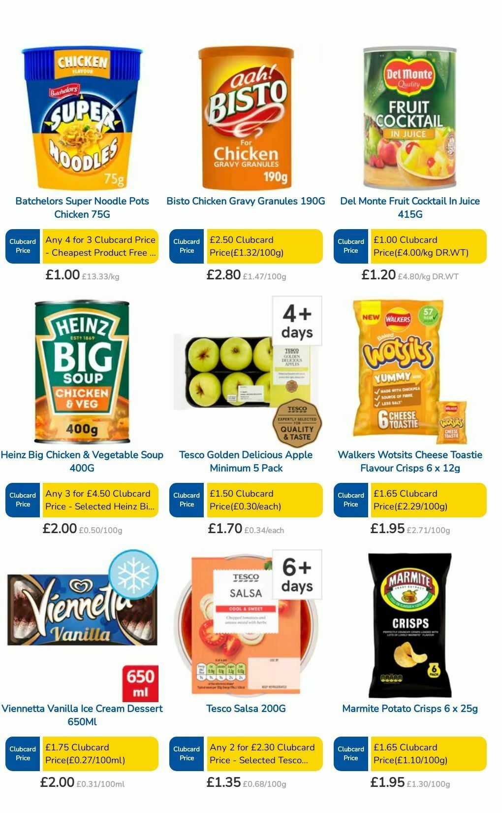 TESCO Offers from 22 August