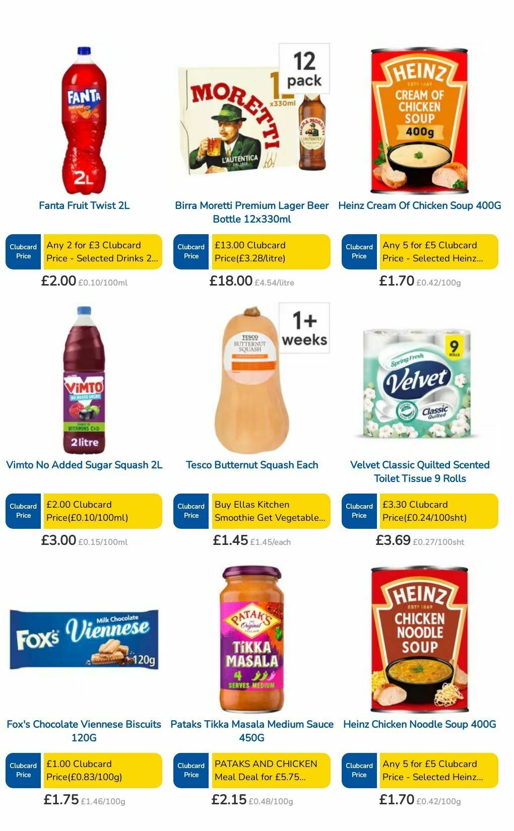 TESCO Offers from 22 August