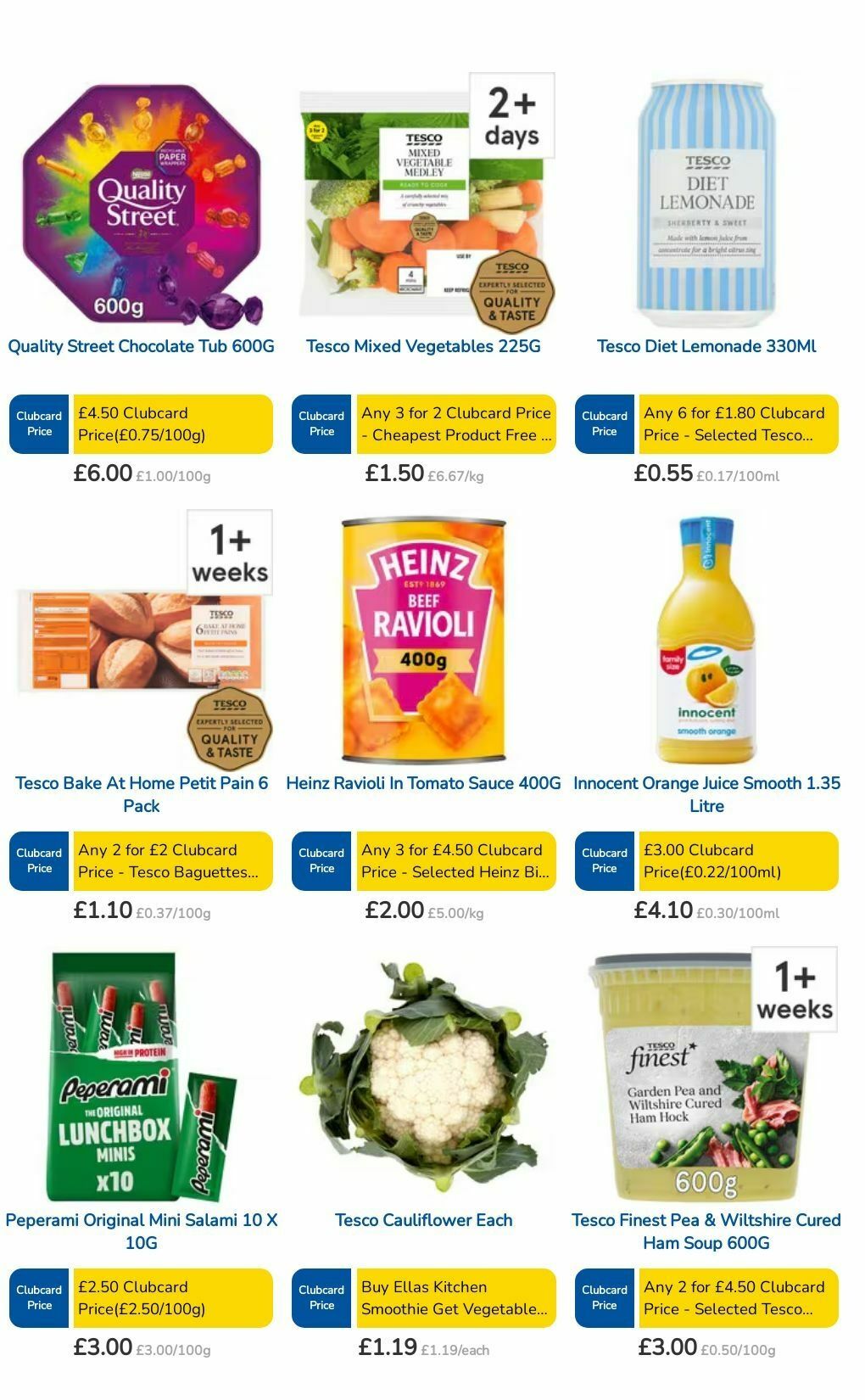 TESCO Offers from 22 August