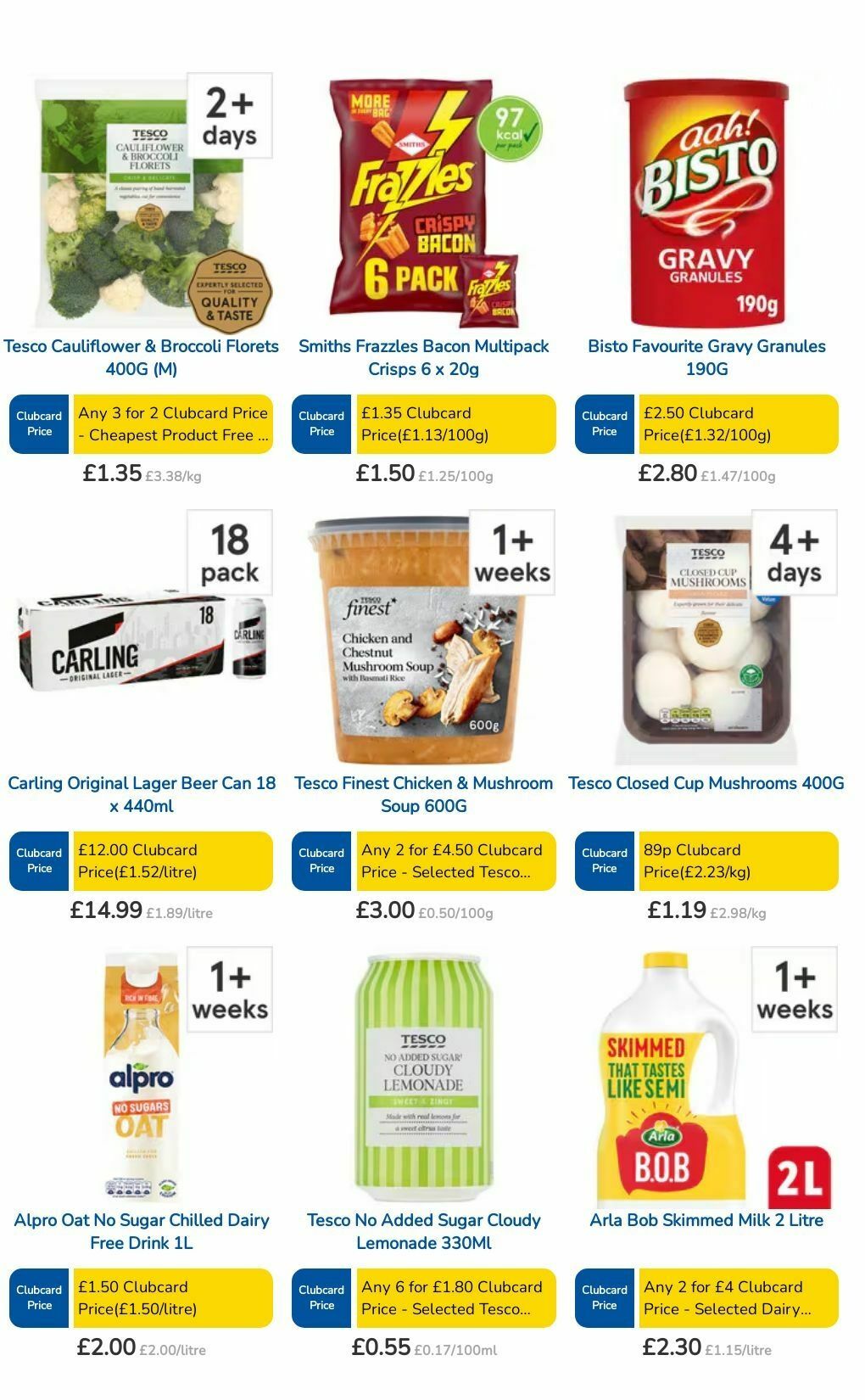 TESCO Offers from 22 August