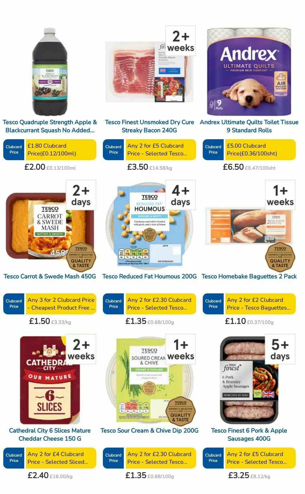 TESCO Offers from 22 August