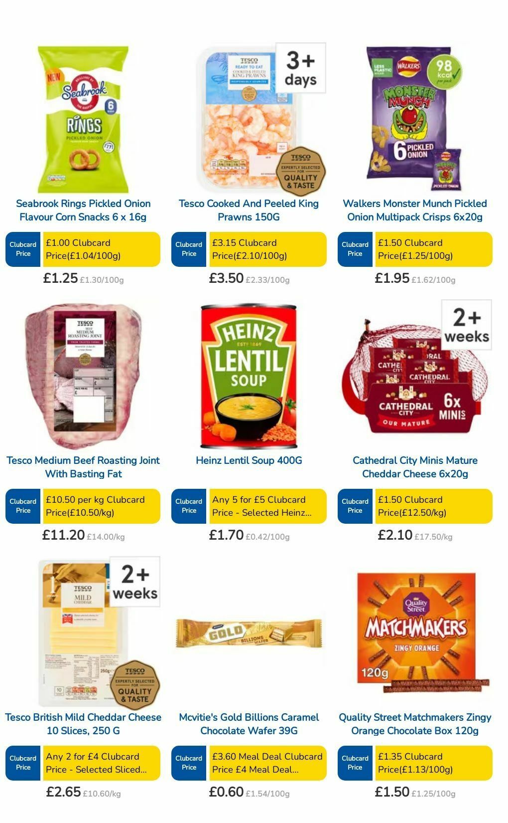 TESCO Offers from 22 August