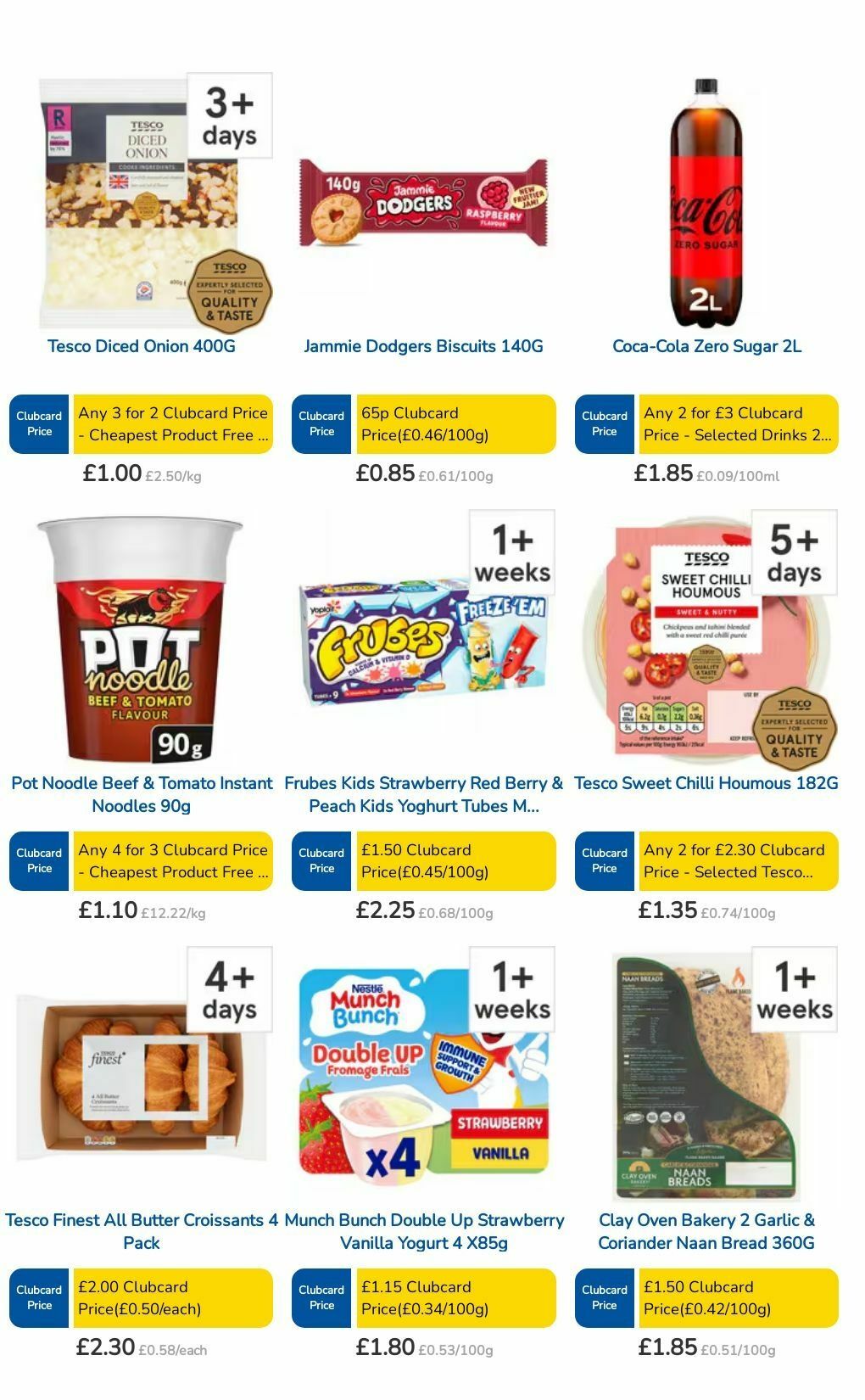 TESCO Offers from 22 August