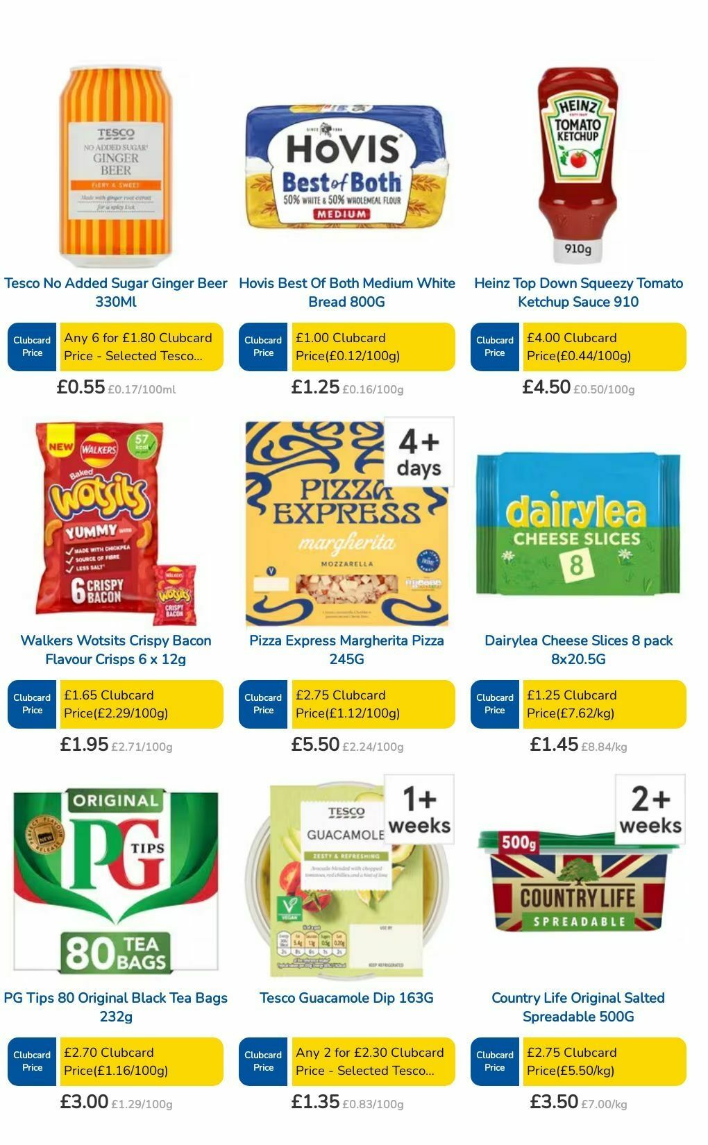 TESCO Offers from 22 August