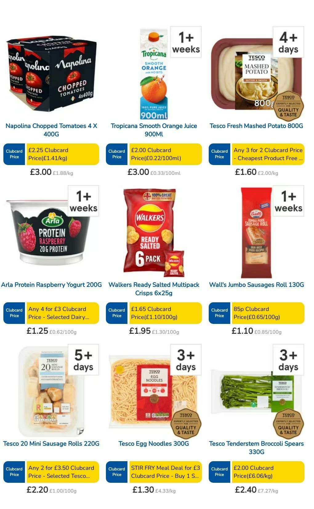 TESCO Offers from 22 August